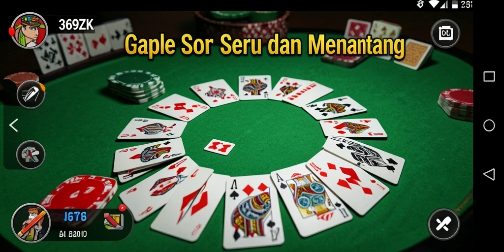 Screenshot <strong>369ZK</strong> menampilkan momen seru dalam permainan Gaple.