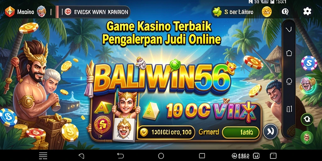 Screenshot gameplay BALIWIN66 menampilkan permainan kasino yang mendebarkan.