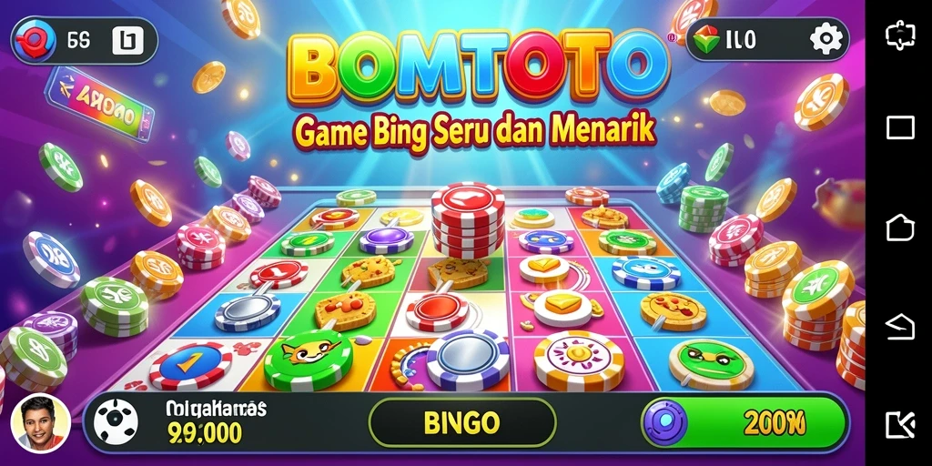 Screenshot gameplay BAMTOTO menampilkan momen seru permainan Bingo.