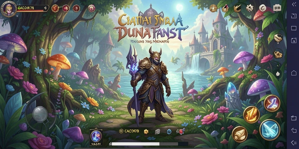 Tangkapan layar menunjukkan gameplay menarik dari CACOR78 dengan karakter dan lingkungan yang kaya.