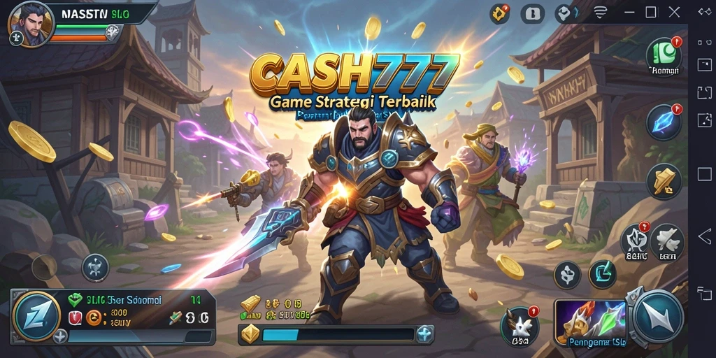 Screenshot utama CASH777 menampilkan gameplay strategis yang menarik.