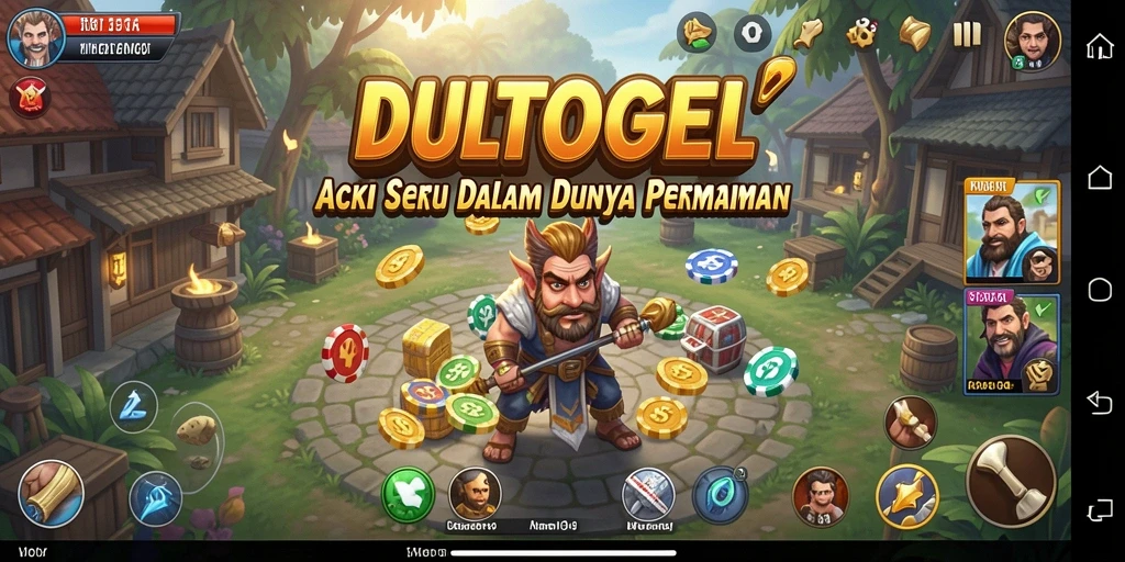 Tampilan gameplay DULTOGEL yang penuh aksi dan menegangkan.