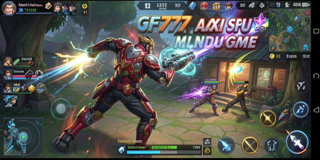 Tampilan gameplay seru dan mendebarkan dari GF777.