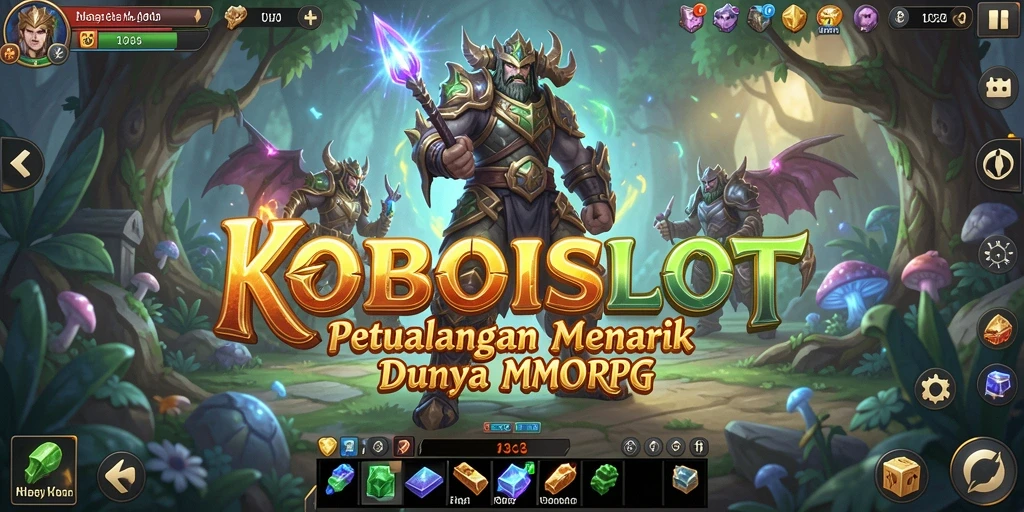 Screenshot gameplay <strong>KOBOISLOT</strong> menampilkan petualangan seru dalam dunia MMORPG.