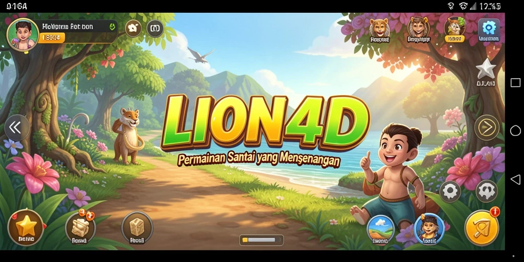 Screenshot LION4D yang menunjukkan gameplay seru dan interaktif.