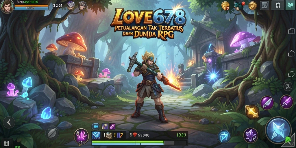 Tangkapan layar dari gameplay <strong>LOVE678</strong> yang menampilkan aksi pertarungan seru dan karakter menarik.