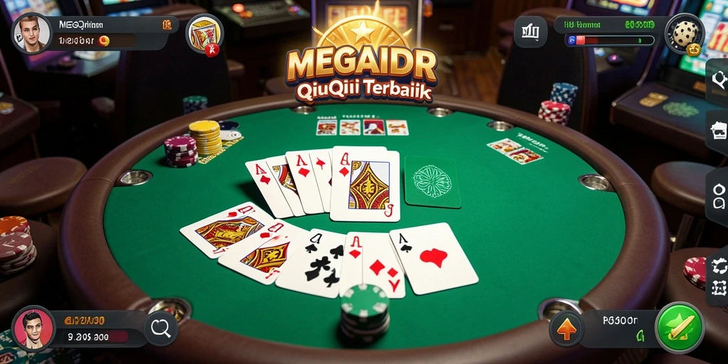 Gameplay seru MEGAIDR dengan kartu QiuQiu.