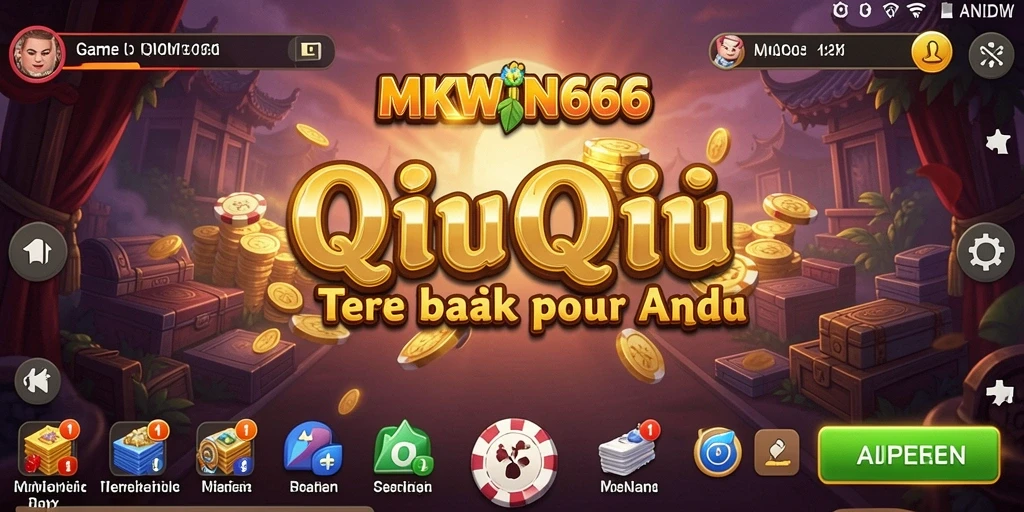 Screenshot gameplay QiuQiu dari MKWIN666.