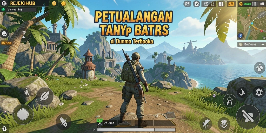 Tampilan gameplay menakjubkan dari REJEKIHUB di dunia terbuka.
