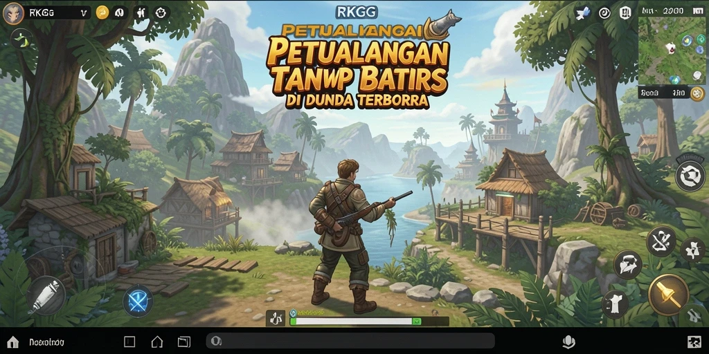 Screenshot gameplay RKGG yang memperlihatkan eksplorasi dunia terbuka.