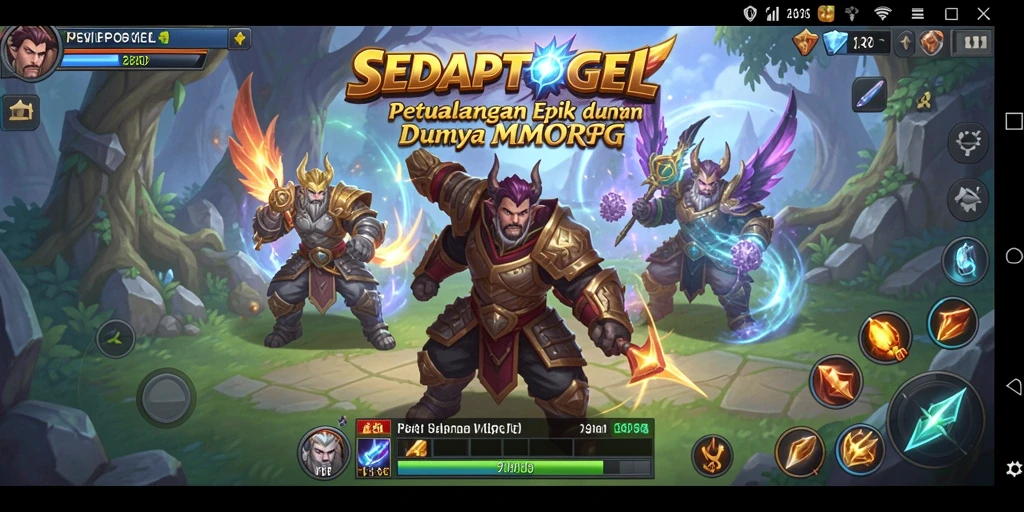 Screenshot gameplay SEDAPTOGEL yang penuh aksi dan petualangan.